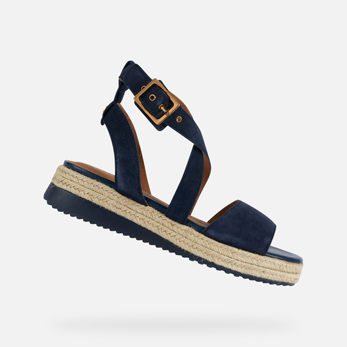 Platform sandals EOLIE WOMAN Navy | GEOX