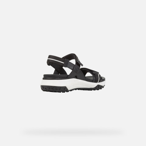 Sandals with straps SORAPIS + GRIP WOMAN Black - image number 4 | GEOX
