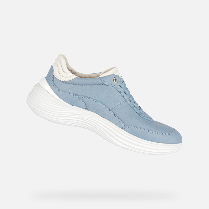 Low top sneakers FLUCTIS WOMAN Light Sky/White | GEOX