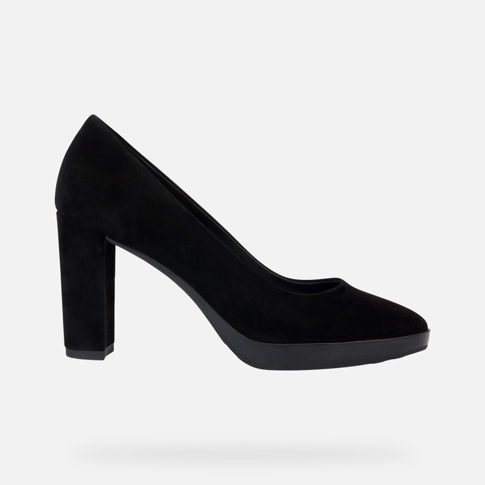 Geox® WALK PLEASURE: High-Heeled Court Shoes black Woman | Geox®