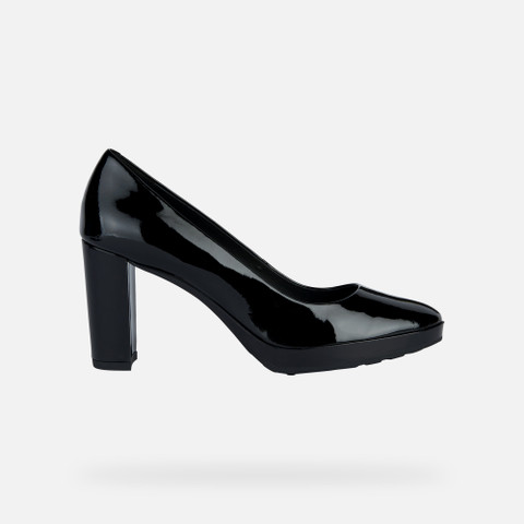 high-heel court shoes WALK PLEASURE 85 WOMAN Black - image number 1 | GEOX