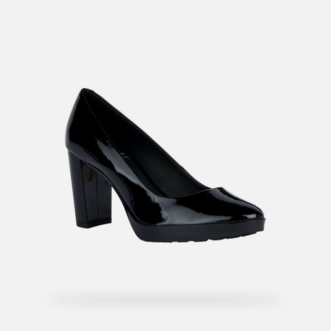 high-heel court shoes WALK PLEASURE 85 WOMAN Black - image number 2 | GEOX