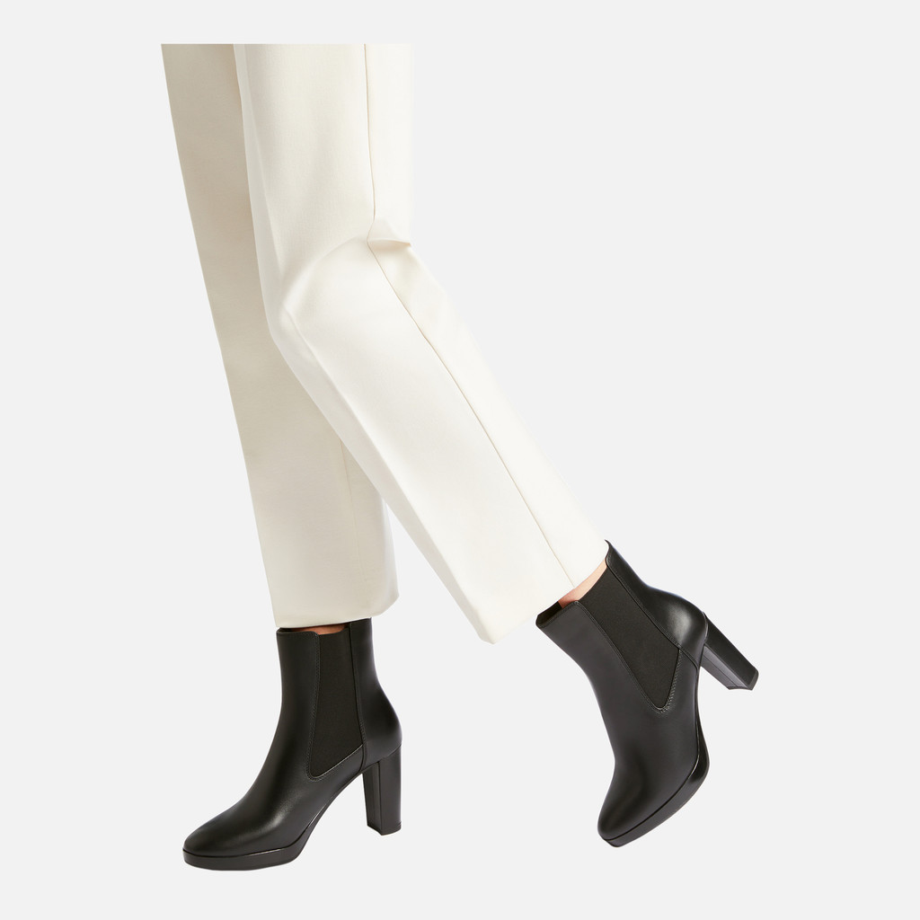 High-heel ankle boots WALK PLEASURE 85 WOMAN Black - image number 2 | GEOX