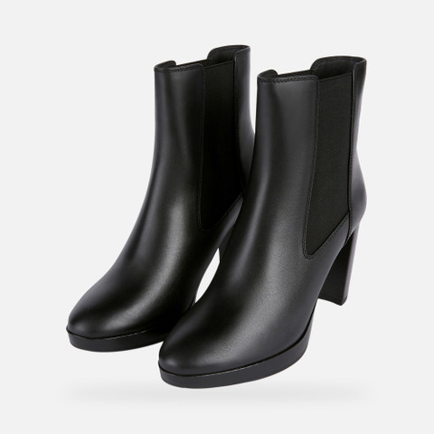 High-heel ankle boots WALK PLEASURE 85 WOMAN Black - image number 9 | GEOX