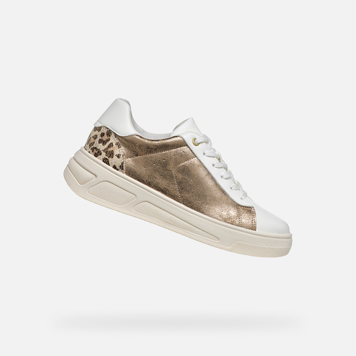Niedrige sneakers LJUBA DAME Bronze/Weiß | GEOX