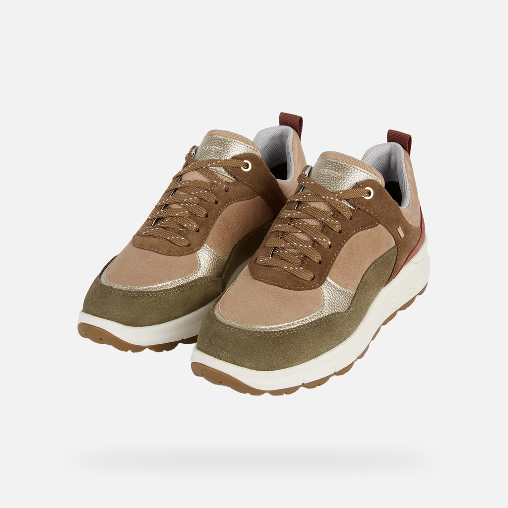 Waterproof trainers SPHERICA 4X4 ABX WOMAN Musk/Old rose - image number 8 | GEOX