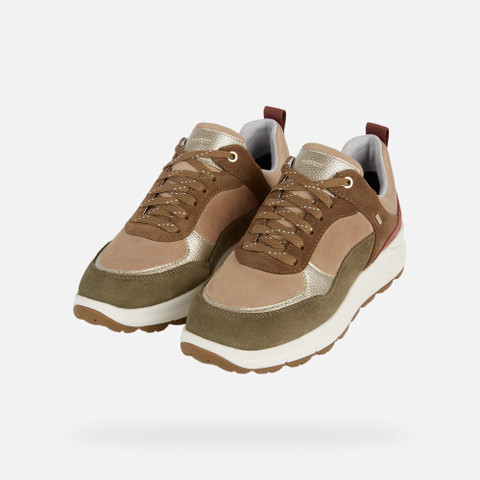 Waterproof trainers SPHERICA 4X4 ABX WOMAN Musk/Old rose - image number 8 | GEOX
