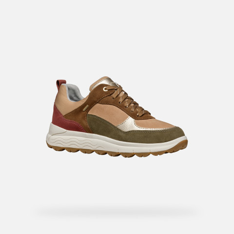 Waterproof trainers SPHERICA 4X4 ABX WOMAN Musk/Old rose - image number 3 | GEOX