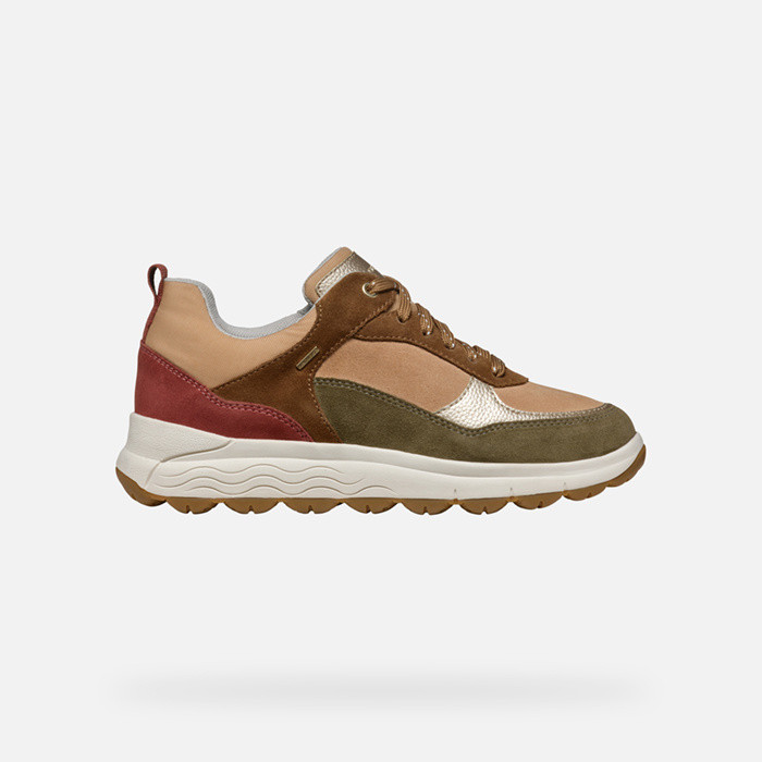 Waterproof trainers SPHERICA 4X4 ABX WOMAN Musk/Old rose | GEOX