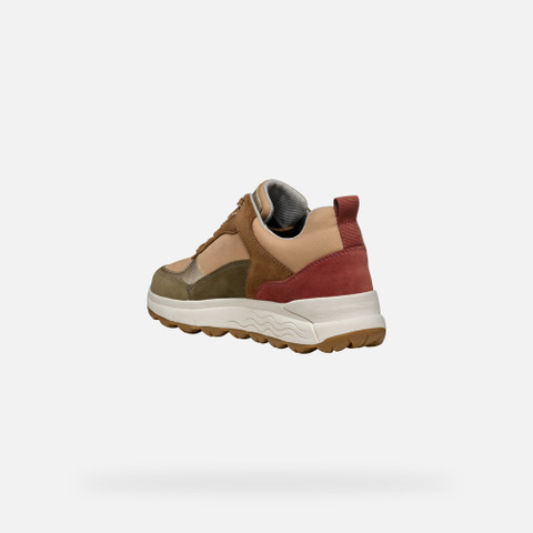 Waterproof trainers SPHERICA 4X4 ABX WOMAN Musk/Old rose - image number 4 | GEOX