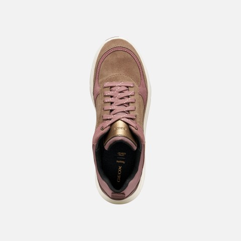 Waterproof trainers SPHERICA 4X4 ABX WOMAN Light brown/Mahogany - image number 7 | GEOX