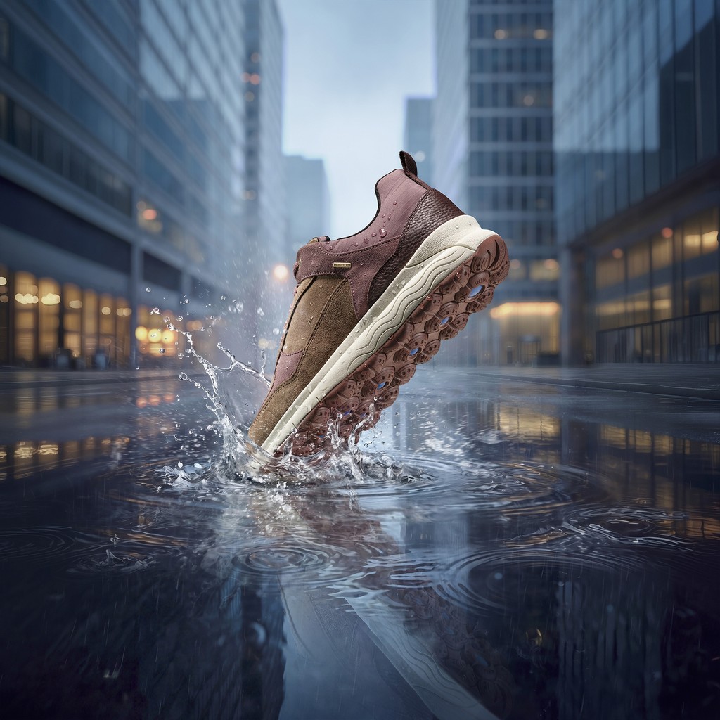 Waterproof trainers SPHERICA 4X4 ABX WOMAN Light brown/Mahogany - image number 1 | GEOX