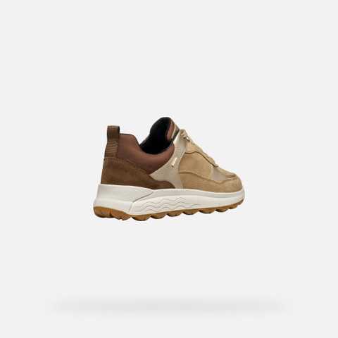 Waterproof trainers SPHERICA 4X4 ABX WOMAN Dark sand/Light gold - image number 4 | GEOX