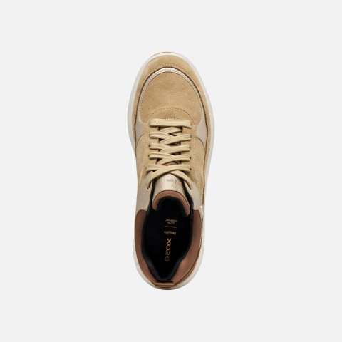 Waterproof trainers SPHERICA 4X4 ABX WOMAN Dark sand/Light gold - image number 5 | GEOX