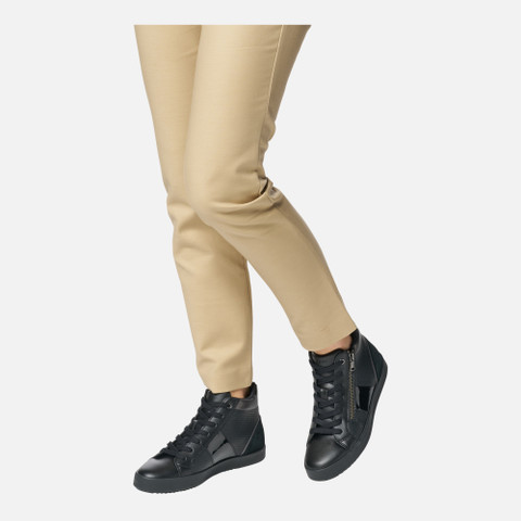 High top sneakers BLOMIEE WOMAN Black - image number 2 | GEOX