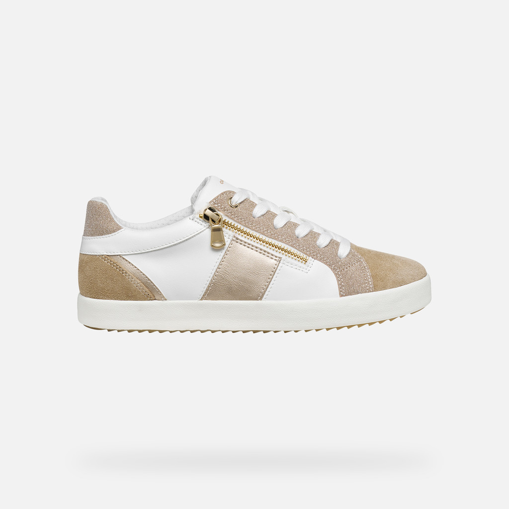 Low top sneakers BLOMIEE WOMAN White/Cream - image number 1 | GEOX