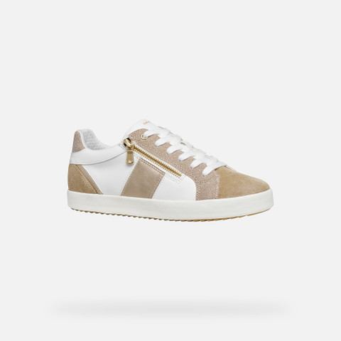 Low top sneakers BLOMIEE WOMAN White/Cream - image number 2 | GEOX