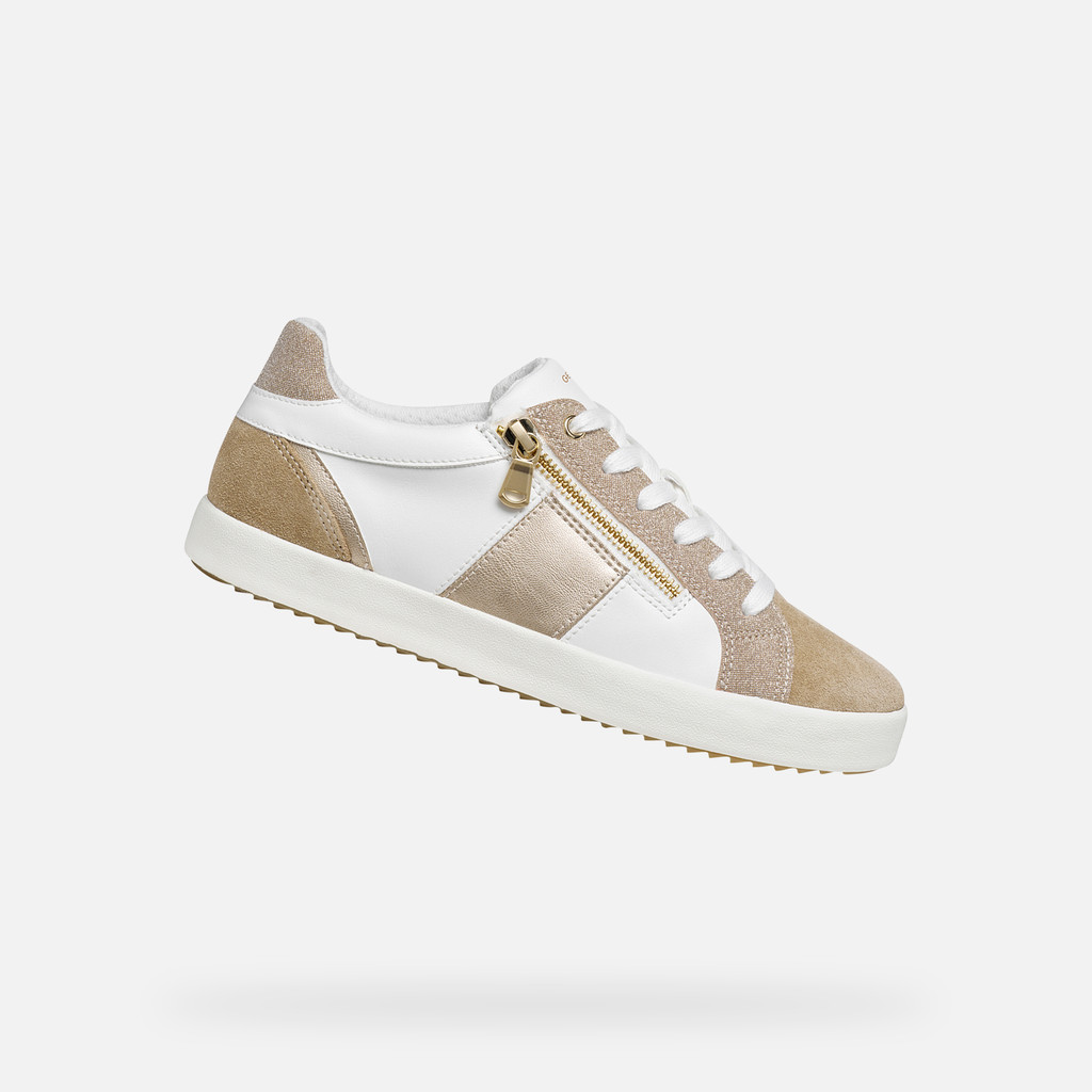 Low top sneakers BLOMIEE WOMAN White/Cream - image number 0 | GEOX