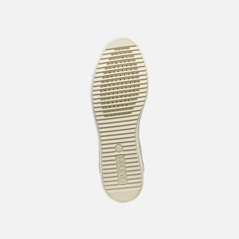 Low Top Sneakers BLOMIEE WOMAN Papyrus/Light sand - image number 7 | GEOX
