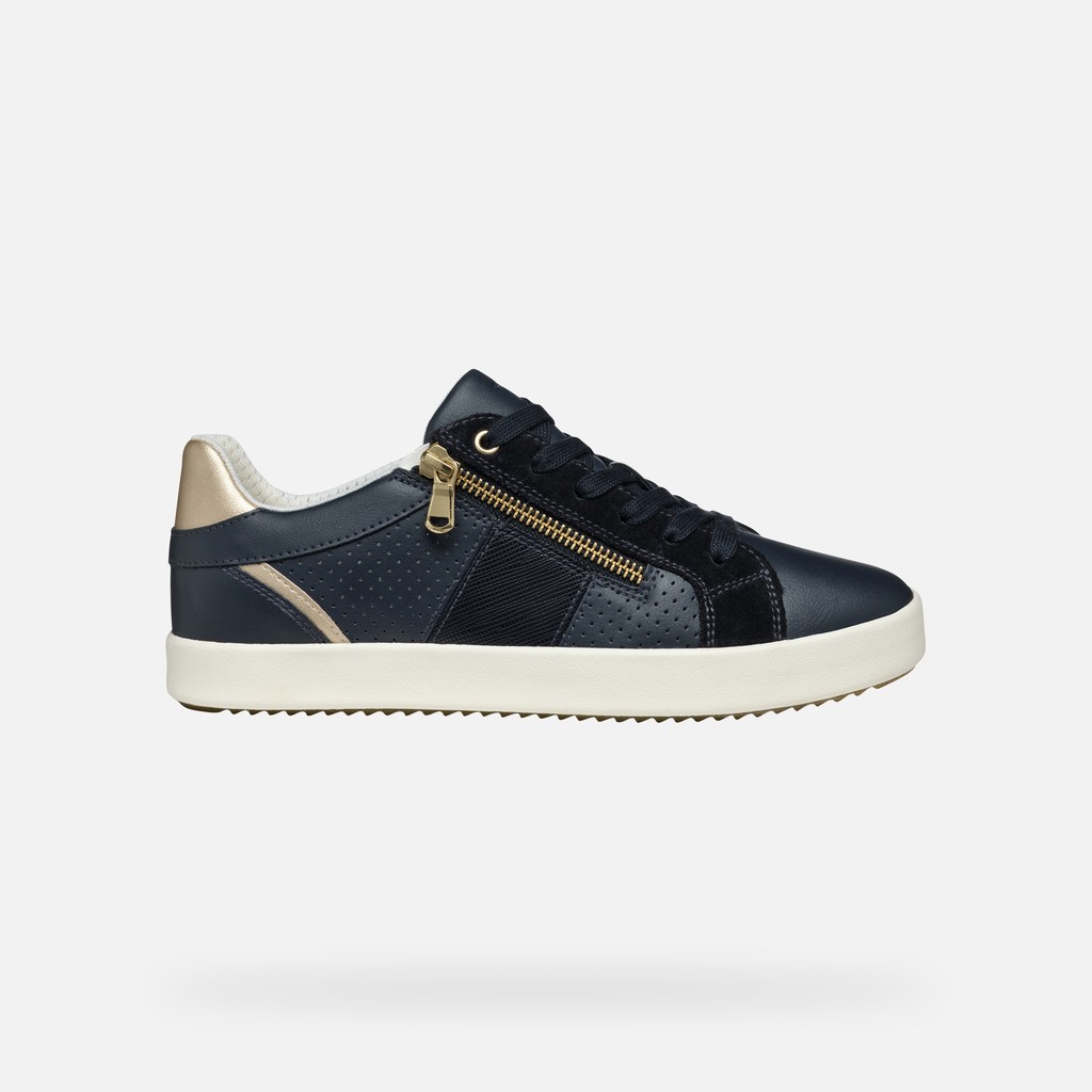 Low top sneakers BLOMIEE WOMAN Navy - image number 2 | GEOX