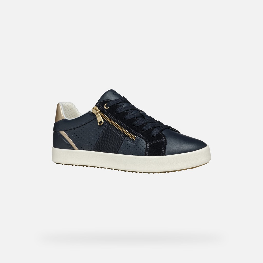Low top sneakers BLOMIEE WOMAN Navy - image number 3 | GEOX