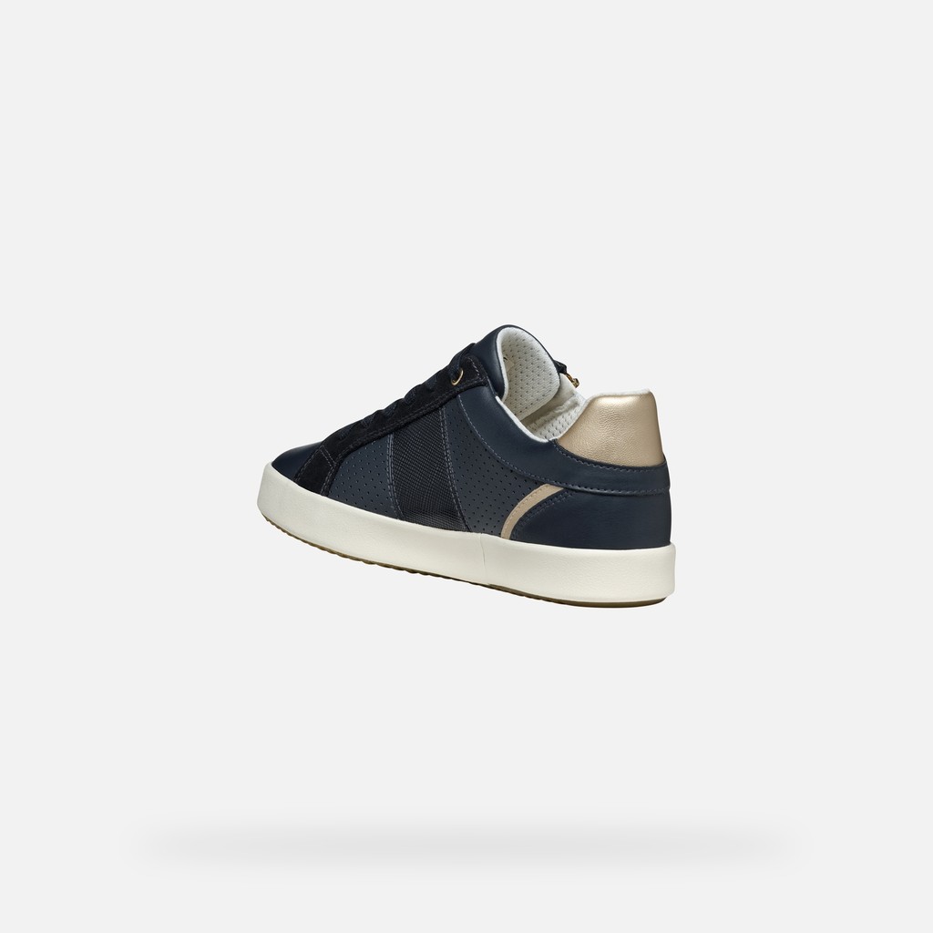 Low top sneakers BLOMIEE WOMAN Navy - image number 4 | GEOX