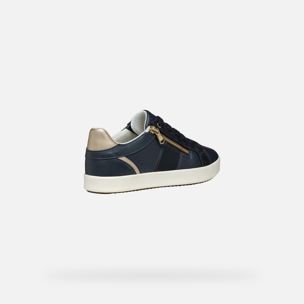 Low top sneakers BLOMIEE WOMAN Navy - image number 5 | GEOX