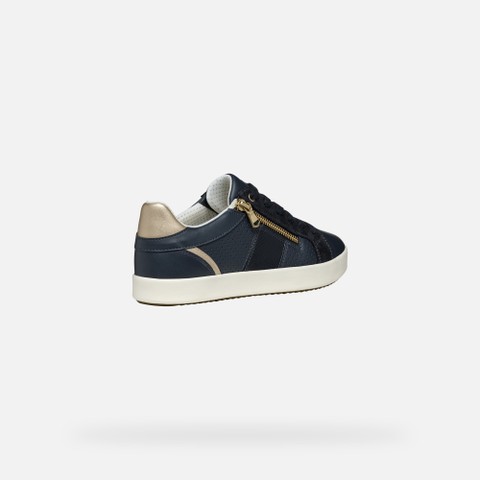 Low top sneakers BLOMIEE WOMAN Navy - image number 5 | GEOX
