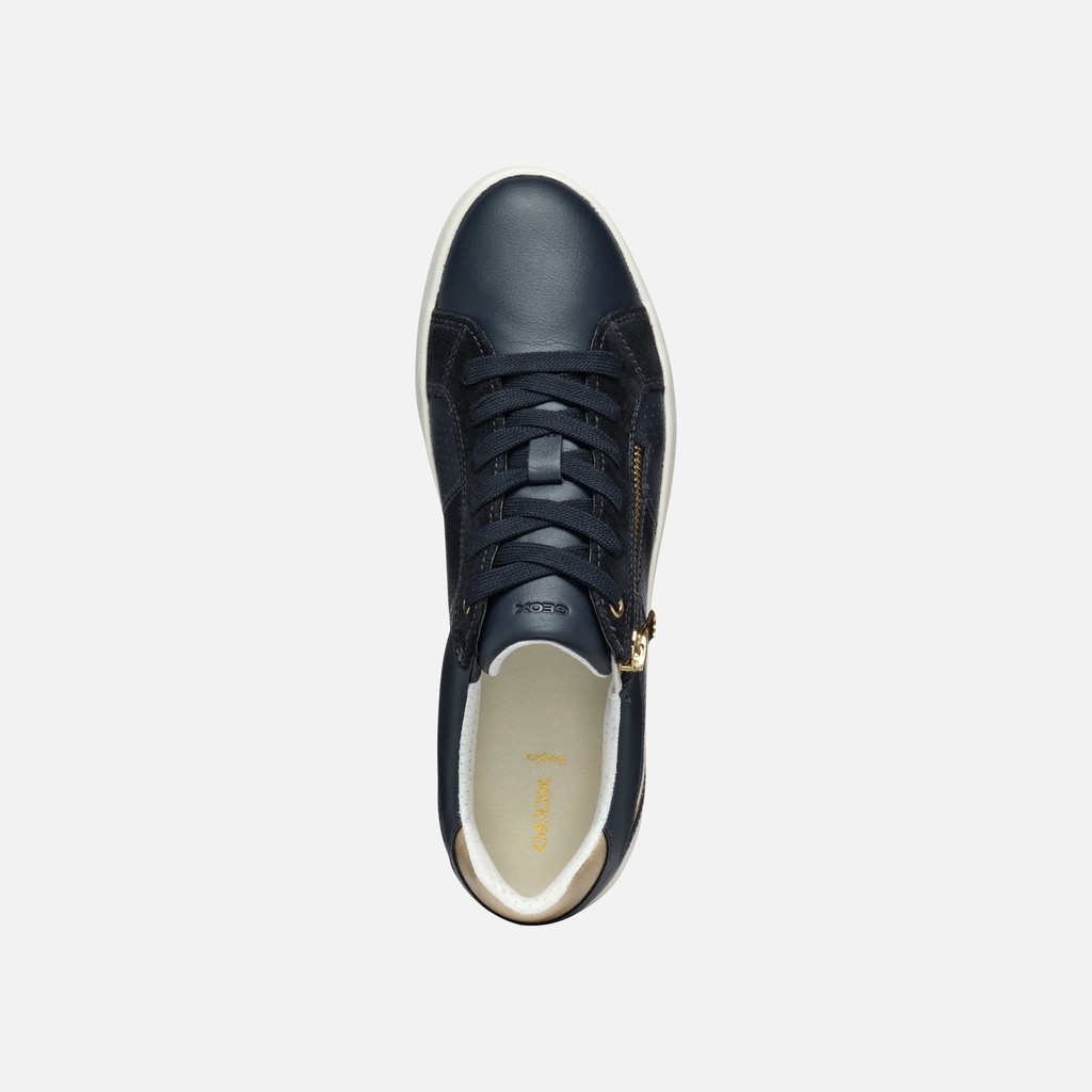 Low top sneakers BLOMIEE WOMAN Navy - image number 6 | GEOX
