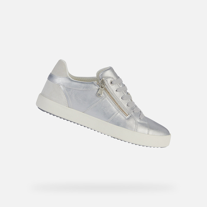 SNEAKERS WOMAN BLOMIEE WOMAN - SILVER/OFF WHITE
