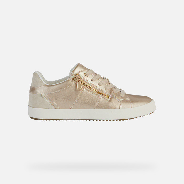 Low top sneakers BLOMIEE WOMAN Light gold/Light sand | GEOX