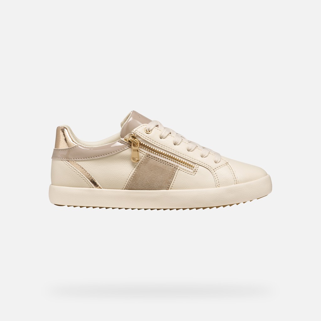 Low top sneakers BLOMIEE WOMAN Light sand/Beige - image number 1 | GEOX