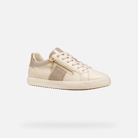 Low top sneakers BLOMIEE WOMAN Light sand/Beige - image number 2 | GEOX