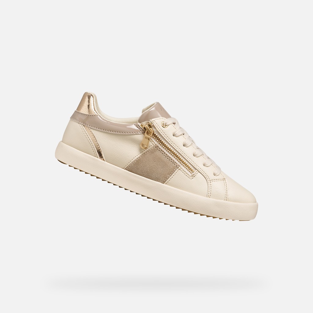 Low top sneakers BLOMIEE WOMAN Light sand/Beige - image number 0 | GEOX