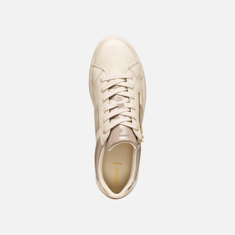 Low top sneakers BLOMIEE WOMAN Light sand/Beige - image number 5 | GEOX