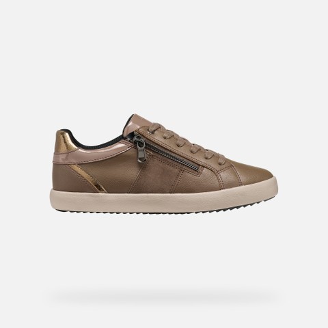 Baskets basse BLOMIEE FEMME Taupe - image number 1 | GEOX