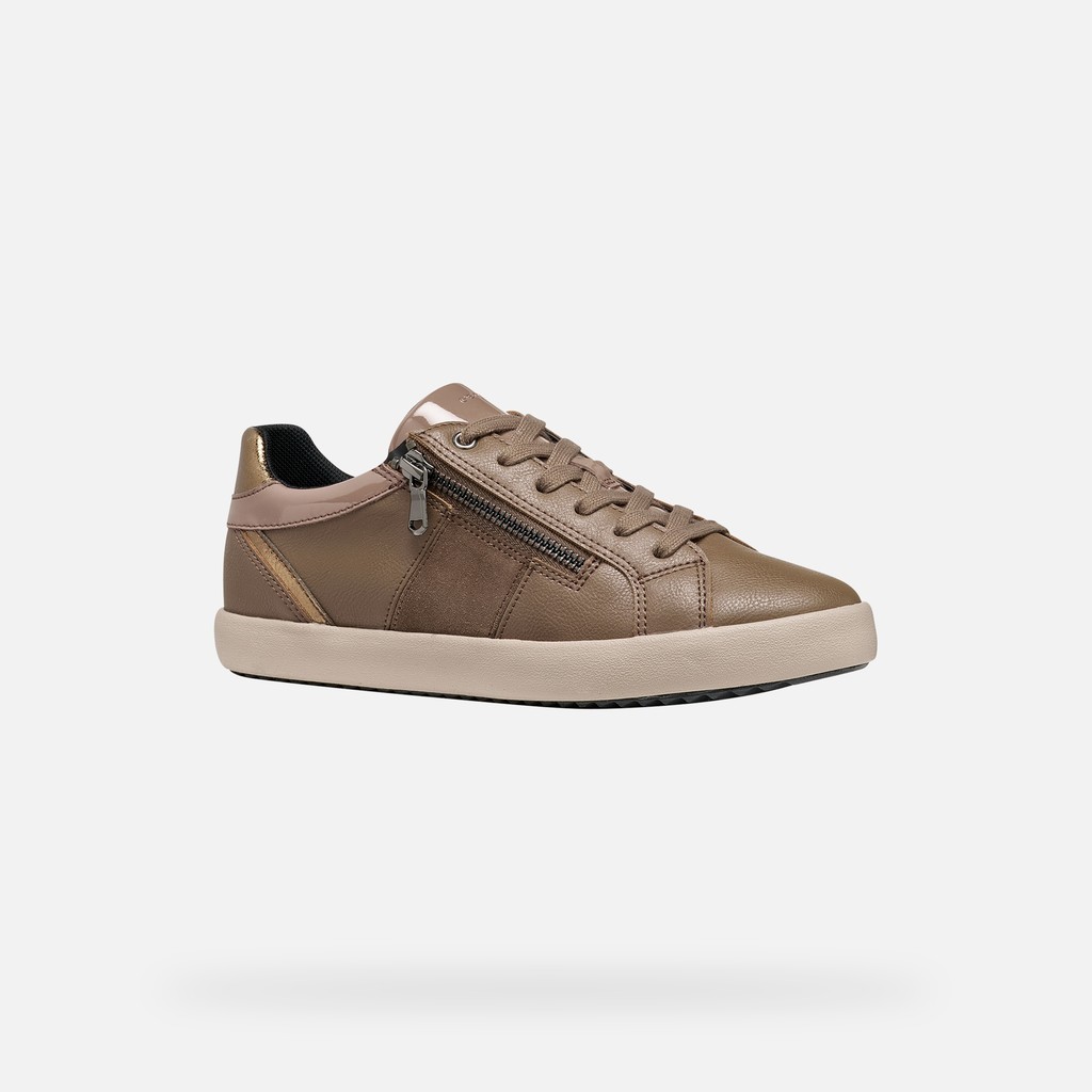 Baskets basse BLOMIEE FEMME Taupe - image number 2 | GEOX