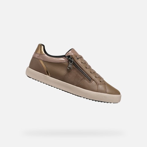 Baskets basse BLOMIEE FEMME Taupe | GEOX