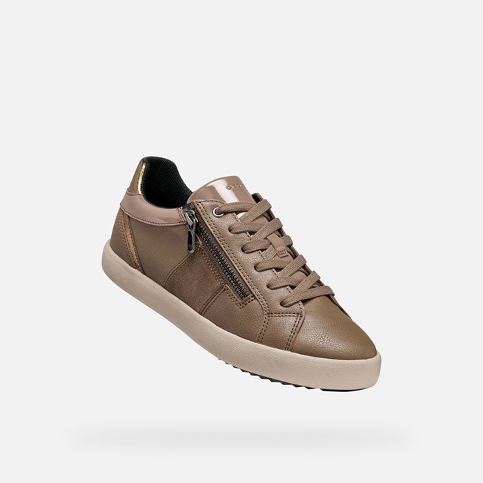 Baskets basse BLOMIEE FEMME Taupe | GEOX