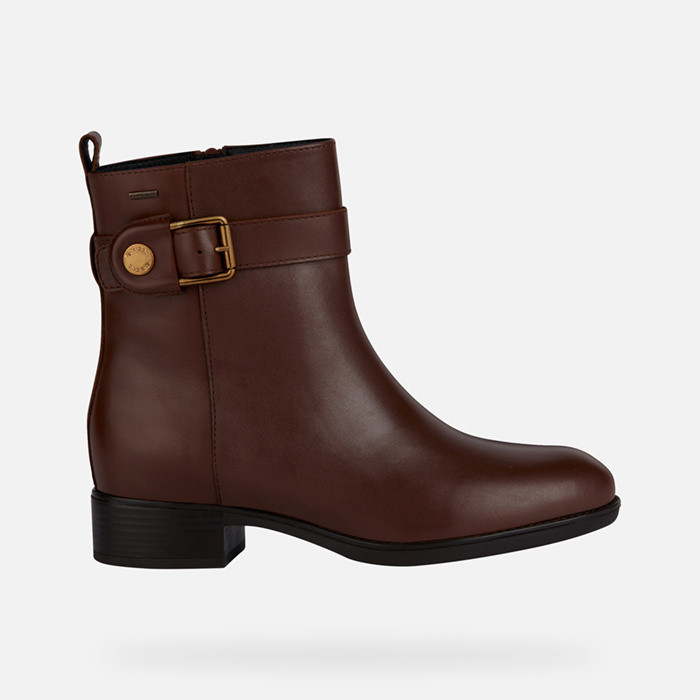 Low heel ankle boots FELICITY ABX WOMAN Brown | GEOX