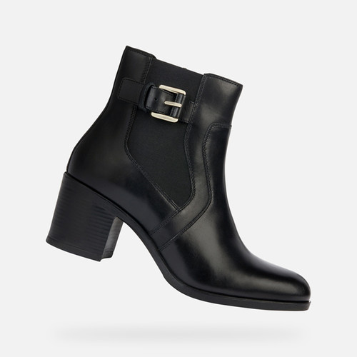 ANKLE BOOTS WOMAN NEW ASHEEL WOMAN - BLACK
