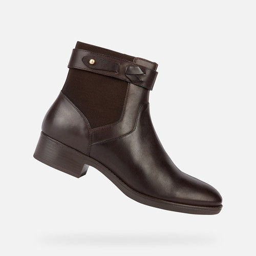 ANKLE BOOTS WOMAN FELICITY WOMAN - COFFEE