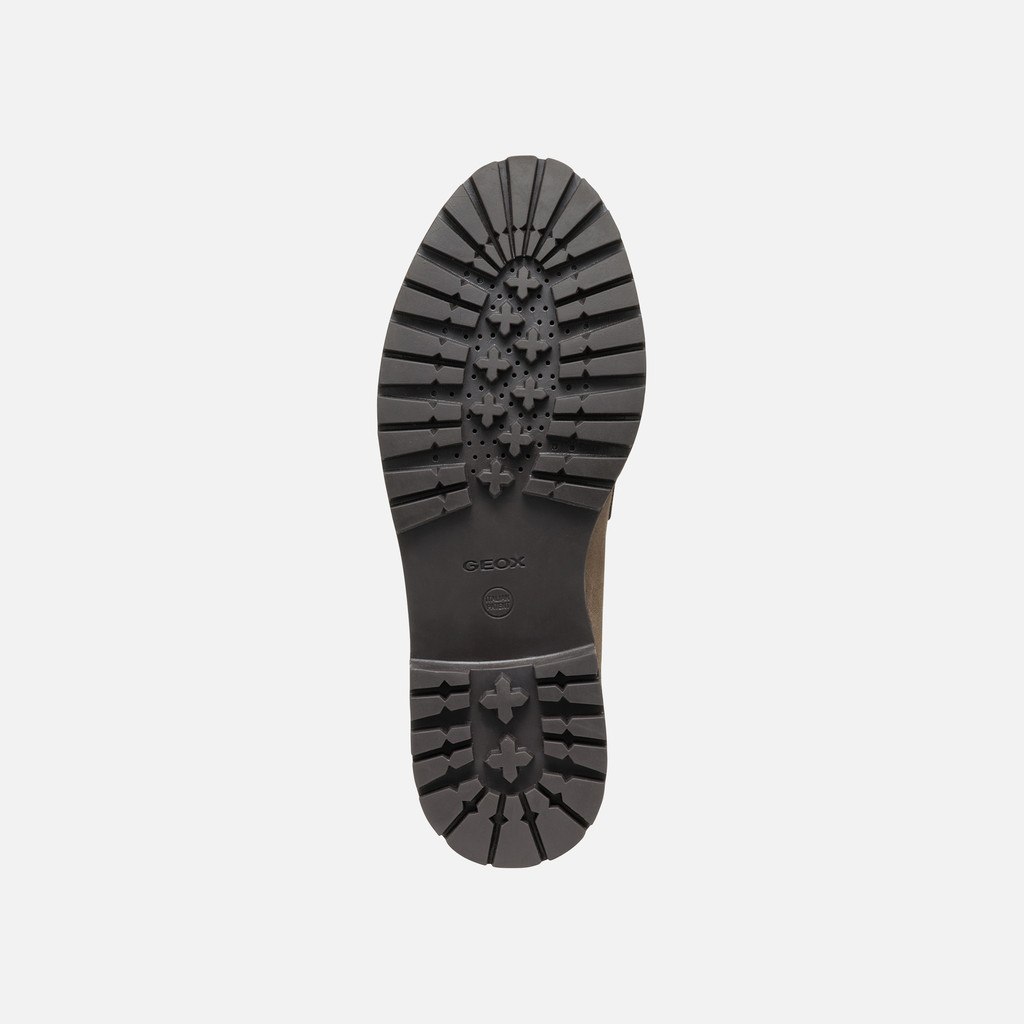 Suede loafers IRIDEA WOMAN Taupe - image number 6 | GEOX