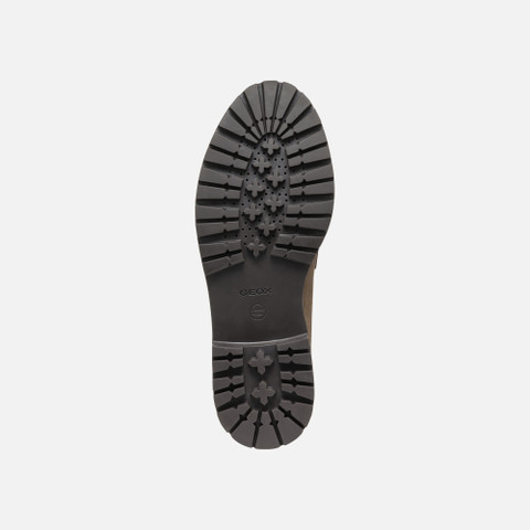 Suede loafers IRIDEA WOMAN Taupe - image number 6 | GEOX