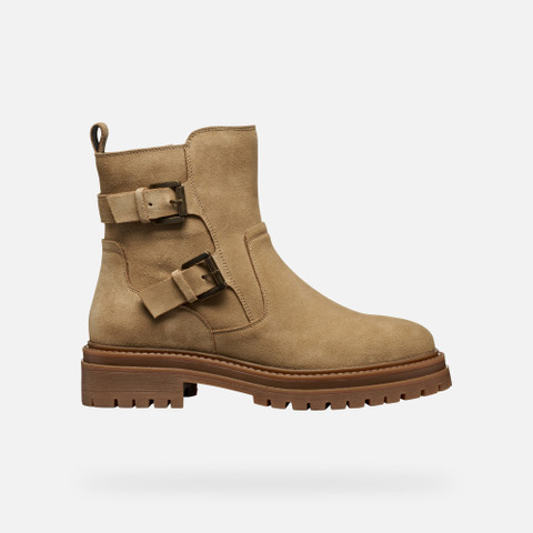 Biker ankle boots IRIDEA WOMAN Dark Sand - image number 1 | GEOX