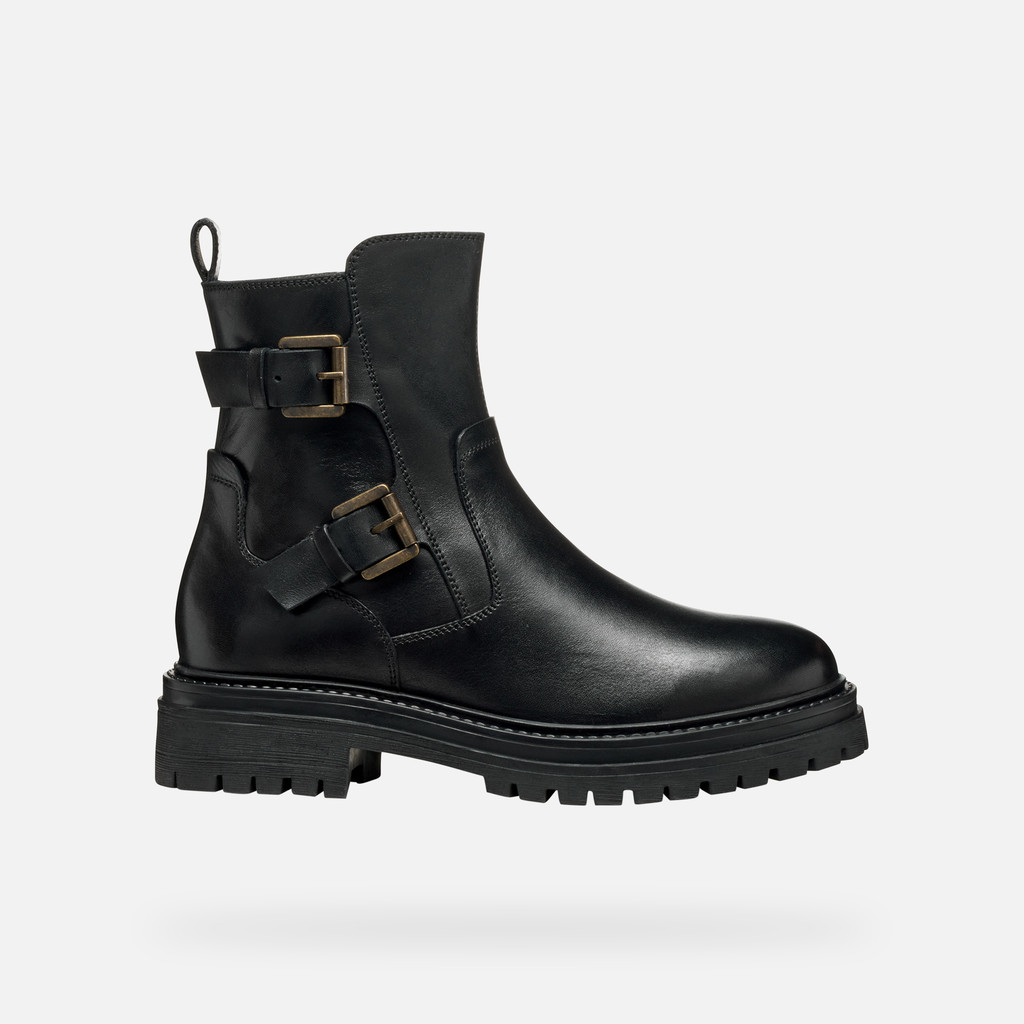 Biker ankle boots IRIDEA WOMAN Black - image number 1 | GEOX