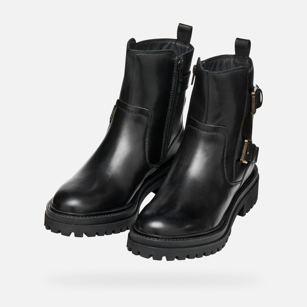 Botas de tornozelo de ciclista IRIDEA MULHER Preto - image number 9 | GEOX