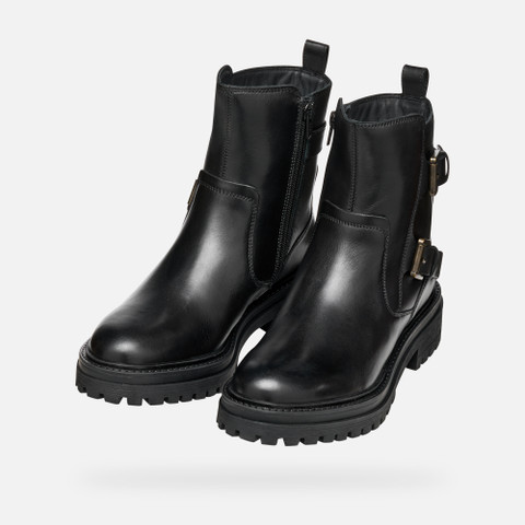 Botas de tornozelo de ciclista IRIDEA MULHER Preto - image number 9 | GEOX