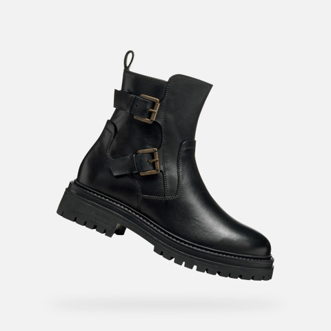Biker ankle boots IRIDEA WOMAN Black - image number 0 | GEOX