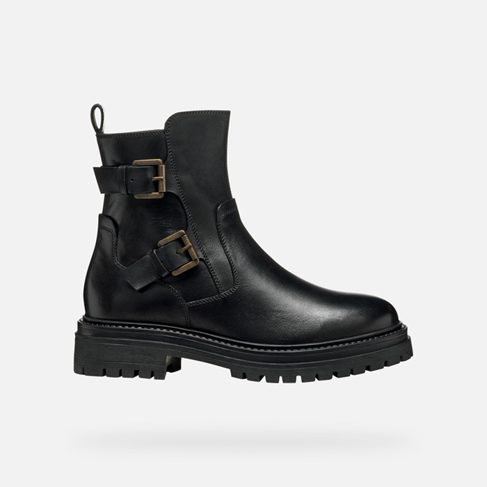 Biker ankle boots IRIDEA WOMAN Black | GEOX